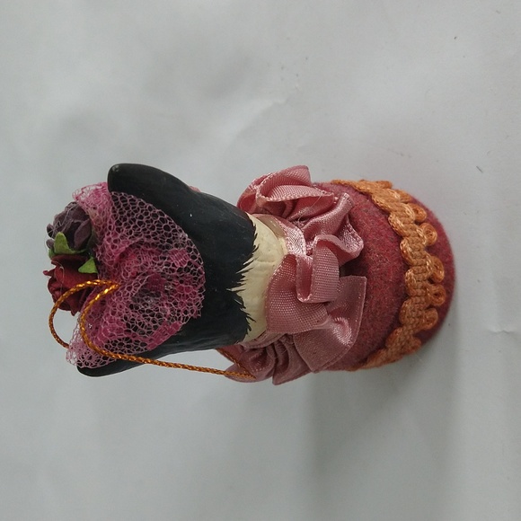 Cat Christmas Ornament Candy Box Katherine's Collection Black White - Picture 3 of 4